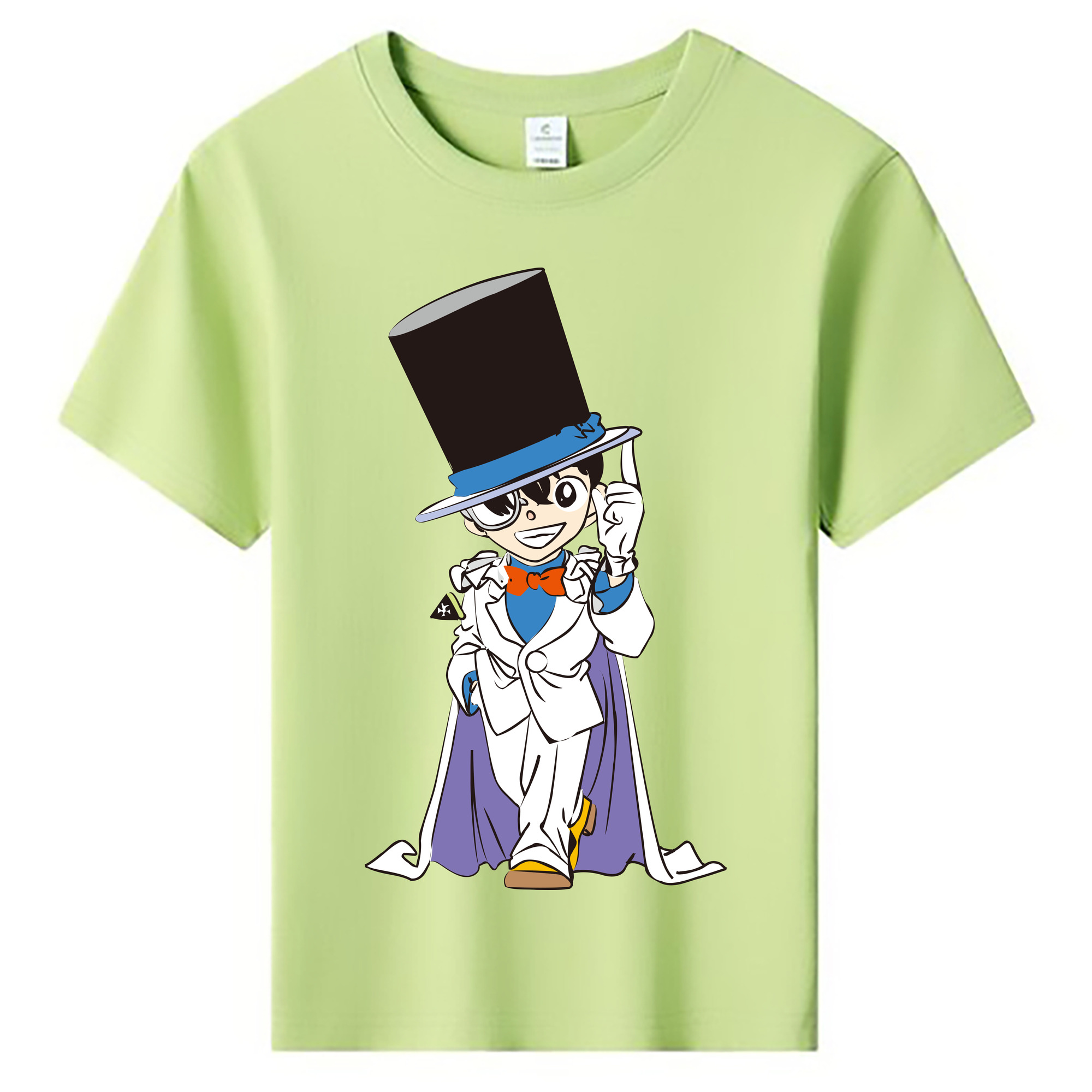 （画像用） 名探偵コナン 江戸川 コナン Detective Conan Conan Edogawa 綿100％キッズTシャツ（フロントプリント）